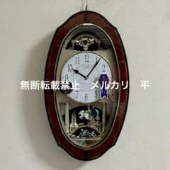 CITIZEN メロディ時計 飾り振り子 4MH746 稼働品 木目光沢仕上 - メルカリ