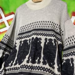 90s Christian Dior 総柄 ウールニット ヴィンテージ - メルカリ