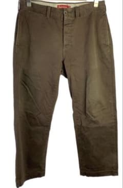 SUPREME PIN UP CHINO BROWN - メルカリ