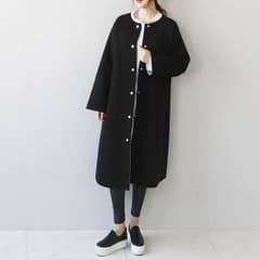 NANING9 ノーカラーコートのサムネイル