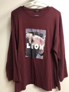 値下げ❗️ロゴT プリントT LEON ロンT 韓国　古着のサムネイル