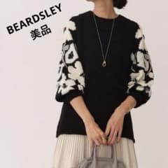 BEARDSLEY ビアズリー 袖ジャガードニット - メルカリ