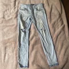 AZUL BY MOUSSY スキニーデニム ダメージ加工 Mサイズのサムネイル