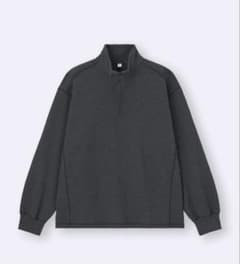 GU ヘビーワッフルハーフジッププルオーバー メンズ 新品のサムネイル