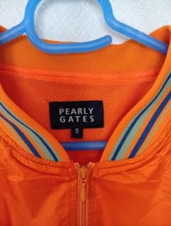 PEARLY GATES オレンジ ナイロンジャケット サイズ5 - メルカリ