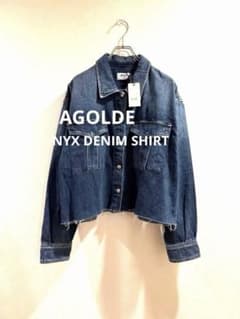 美品AGOLDE NYX DENIM SHIRTデニムシャツM - メルカリ
