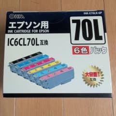 OHM IC6CL70L エプソン用インクカートリッジ 6色パック - メルカリ