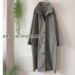 25SS JOURNAL STANDARD ドライクロスハイネックコート グレー - メルカリ