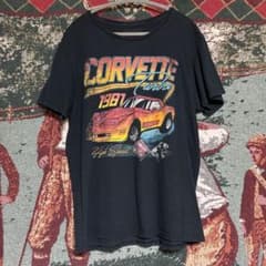 古着/CORVETTE Tシャツ ブラック 半袖のサムネイル