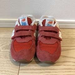 New Balance 574 キッズ スニーカー 15cm レッドのサムネイル