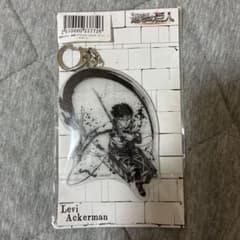 진격의 거인 잉크 그림 일본 종이 아크릴 열쇠 고리 리바이