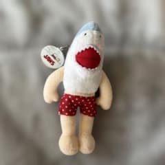 ユニバ USJ サメ人間 ジョーズ マスコット キーチェーン ぬいぐるみ
