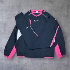 ナイキ L ナイロンセットアップ ピステ テック 紺×ピンク ナイキ L ナイロンセットアップ ピステ テック 紺×ピンク - メルカリ