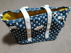 COACH 花柄 デニム トートバッグのサムネイル