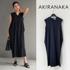 極美品★AKIRANAKA アキラナカ Thera バックドレープワンピース 黒 m16140350013_1.jpg?1781610751