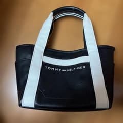 TOMMY HILFIGER トミー ヒルフィガートートバッグブラックのサムネイル