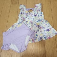 ANNA SUI mini セパレート水着 130cm 花柄のサムネイル