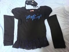 レア✨ Angelic Pretty 黒×青 トップス - メルカリ