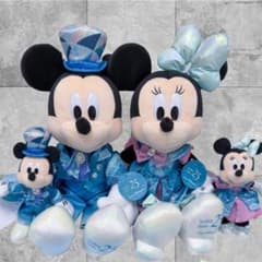 ディズニーシー ぬいぐるみ バッジ フラッグ 25周年　ミッキー ミニー ディズニーシー ぬいぐるみ バッジ フラッグ 25周年 ミッキー ミニー