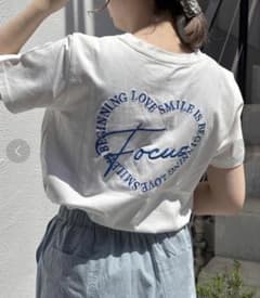 «♥one way/ワンウェイ♥»FOCUSハート刺繍Tシャツのサムネイル
