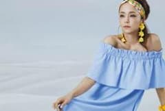 安室奈美恵 H&M オフショルワンピースXLのサムネイル