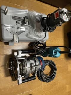 3台セット　RYOBI ルーター Makita トリマー RELIEFトリマーのサムネイル