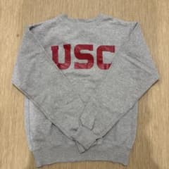 USC グレー クルーネック トレーナー 90s 古着のサムネイル