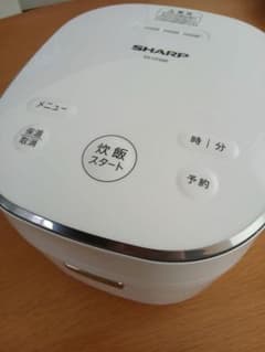 【未使用】SHARP KS-CF05B 炊飯器 ホワイトのサムネイル