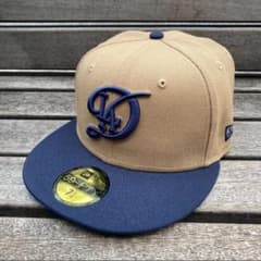 New Era 59FIFTY ベージュ ネイビー 7 1/4のサムネイル