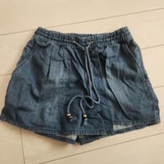 Lee デニムショートパンツ ウエストゴム