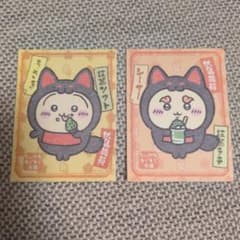 ちいかわもぐもぐ本舗 伏見稲荷店 ステッカー 2種セット（うさぎ・シーサー）のサムネイル