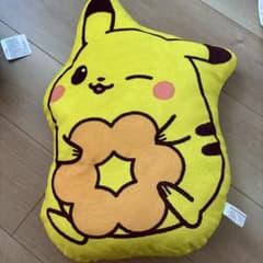 Mister Donut 포켓몬 피카츄 쿠션 봉제 인형