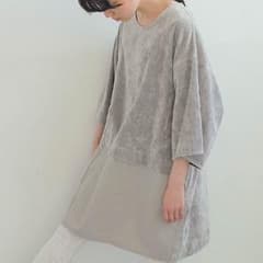 【Kazuki様専用】sneeuw ビッグパイルパネルワンピースのサムネイル