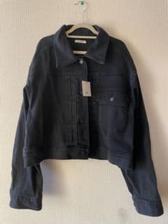 最終週末限定値下げ新品SLY JEANS ブラック クロップドジャケット 