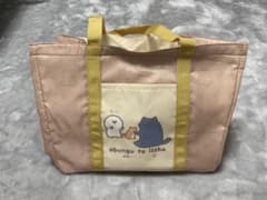 お文具といっしょ 巾着保冷バッグ ブラウン