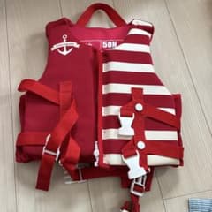 GOGOKIDS ライフジャケット 赤/白 50Nのサムネイル