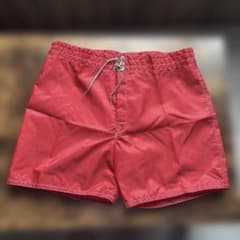 希少デッドストック】ヴィンテージ バードウェル サーフパンツ 赤 40