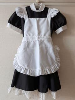 BODYLINE　パニエ付きメイド服 コスプレ衣装　黒のサムネイル