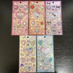 【正規品】キラキラジュエルシールシール 5点セット サンリオのサムネイル