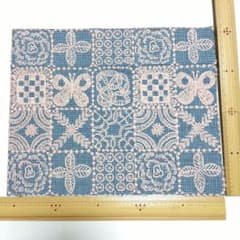 ミナペルホネン forert tile ブルー×ピンク 生地 ファブリック - メルカリ