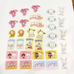 サンリオ キャラクターズ シール 大量セット まとめ売り　ホログラムのサムネイル