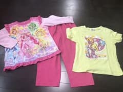 プリキュア 光るパジャマ Tシャツ セット売りのサムネイル