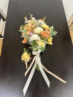 造花 ブーケ ブートニア セットのサムネイル