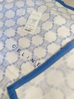 CELINE 綿毛布 140cm×200cm ブルー 新品未使用品 - メルカリ
