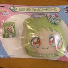 DMMくじ おねがいアイプリ ぬいぐるみパスケース 特典シールのサムネイル
