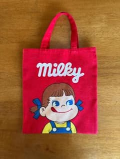 Milky ペコちゃん キャンバス ミニトートバッグのサムネイル