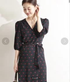 イエナ ルージュ　ROUJE Cherry ROSALIE ワンピース　38 イエナ ルージュ ROUJE Cherry ROSALIE ワンピース 38 - メルカリ