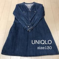 UNIQLO デニム ワンピース 130のサムネイル