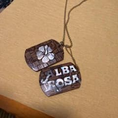 ALBA ROSA アルバローザ ココシェル プレートネックレス - メルカリ