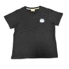 【a.k. KENSHO ABE FEMME】Vネック Tシャツ 黒 L ロゴのサムネイル